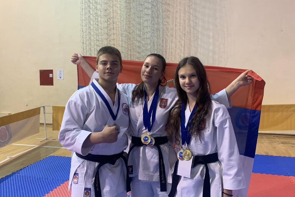 OSAM MEDALJA ZA KARATE KLUB KRUŠEVAC: WKC Svetski kup u karateu Srbija održan u Beogradu