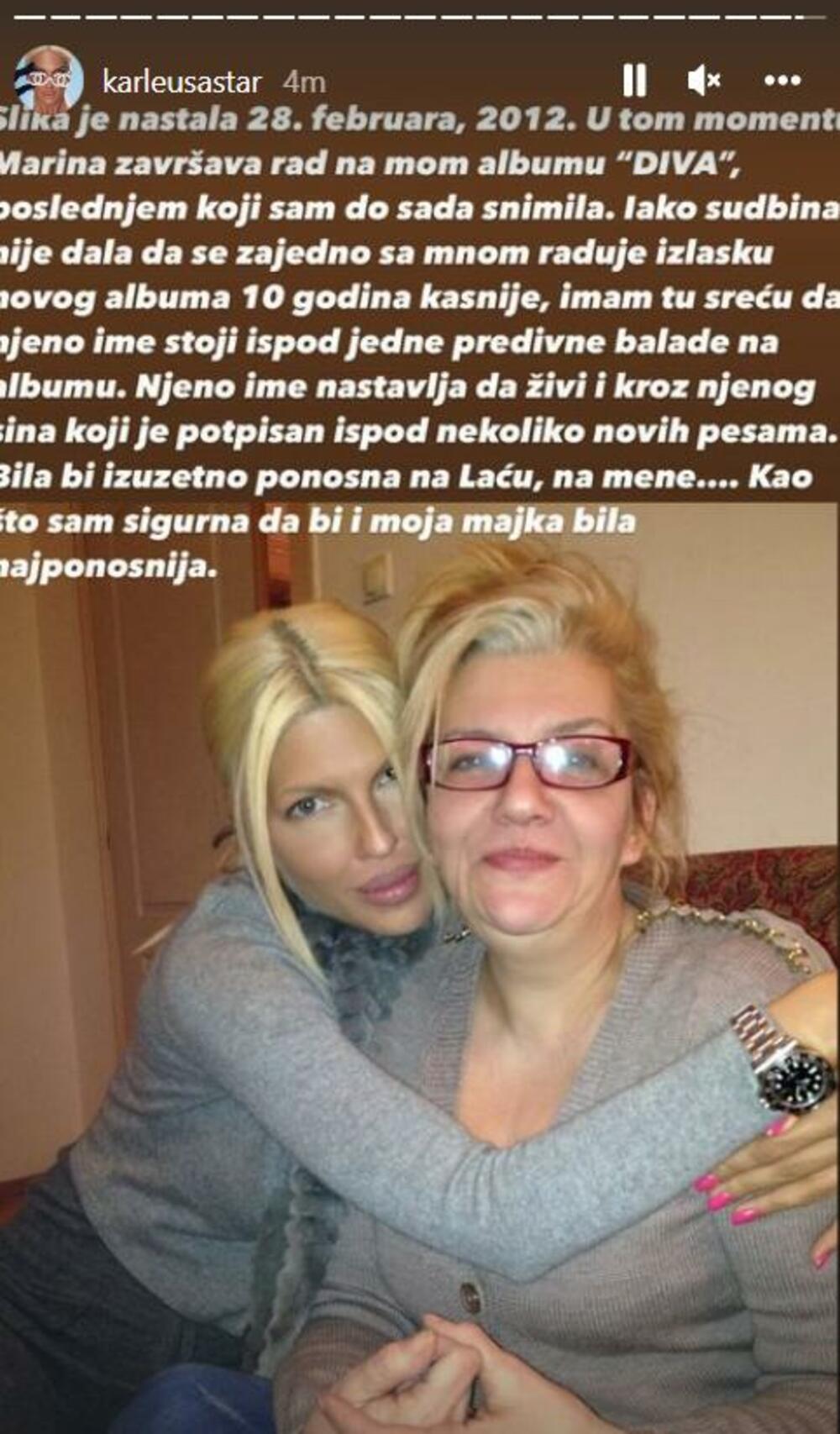 Jelena Karleuša, Marina Tucaković