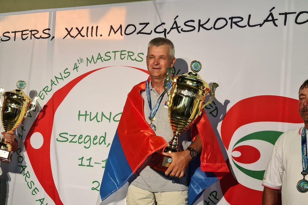 SRBIJA IMA SVETSKOG ŠAMPIONA U RIBOLOVU! Ratko iz Čačka najbolji na planeti, a OVO je njegov recept za uspeh (FOTO)