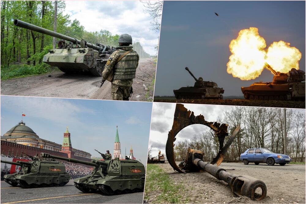 SUDAR RUSKE I NATO ARTILJERIJE NA ISTOKU UKRAJINE Ove haubice i topove koriste ruska i ukrajinska vojska