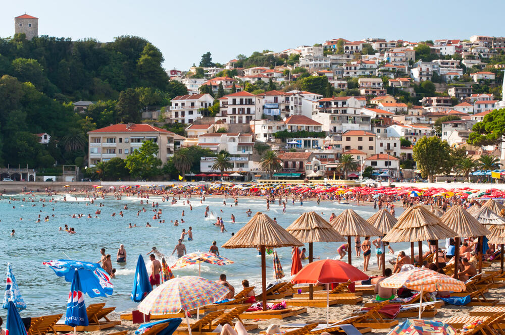 plaža, Crna Gora, Ulcinj
