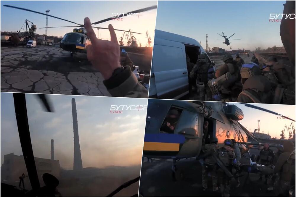 VAZDUŠNI MOST LUKA MARIJUPOLJ-ČELIČANA AZOVSTALJ Ovako je izgledalo snabdevanje ukrajinskih trupa i izvlačenje ranjenih! VIDEO