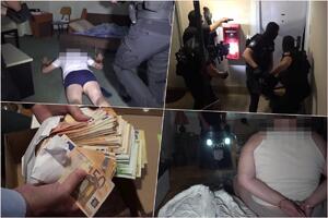 POGLEDAJTE UPAD POLICIJE I HAPŠENJE TROČLANE BANDE: Ukrali više od MILION EVRA! Svi uhapšeni u gaćama (VIDEO)