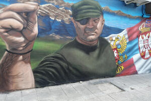 ŽIVI BRAT NAŠ ALBERT Čuveni ruski dobrovoljac sa KiM dobio mural u centru Vranja (FOTO)