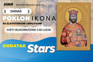PROSLAVITE VIDOVDAN UZ KURIR: DANAS POKLON IKONA Svetog velikomučenika cara Lazara + dodatak Stars