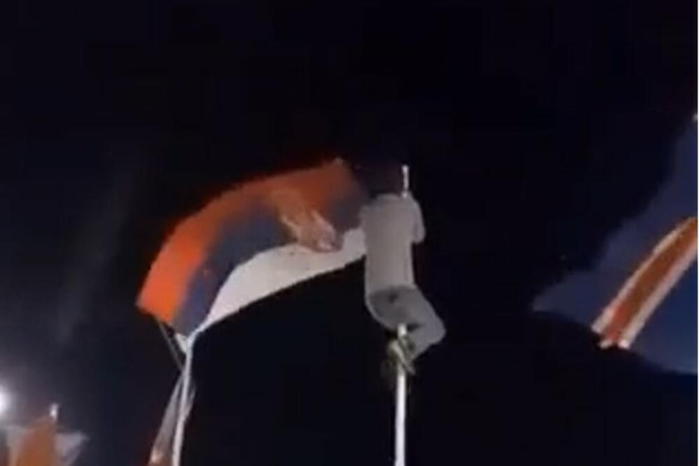 zastava, Požega, jarbol, zastava Srbije, skinuta