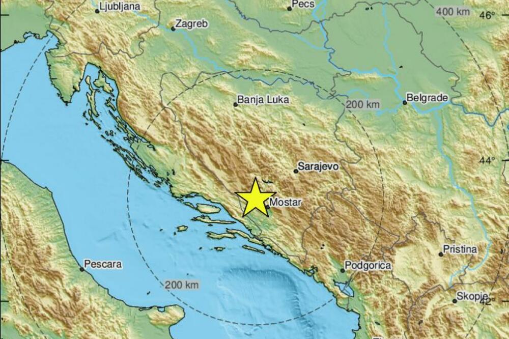 SNAŽAN ZEMLJOTRES U HERCEGOVINI Potres od 4,8 stepeni se osetio i u Dalmaciji: Dobro je zatreslo!