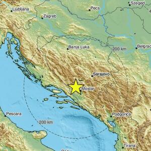 SNAŽAN ZEMLJOTRES U HERCEGOVINI Potres od 4,8 stepeni se osetio i u Dalmaciji:
