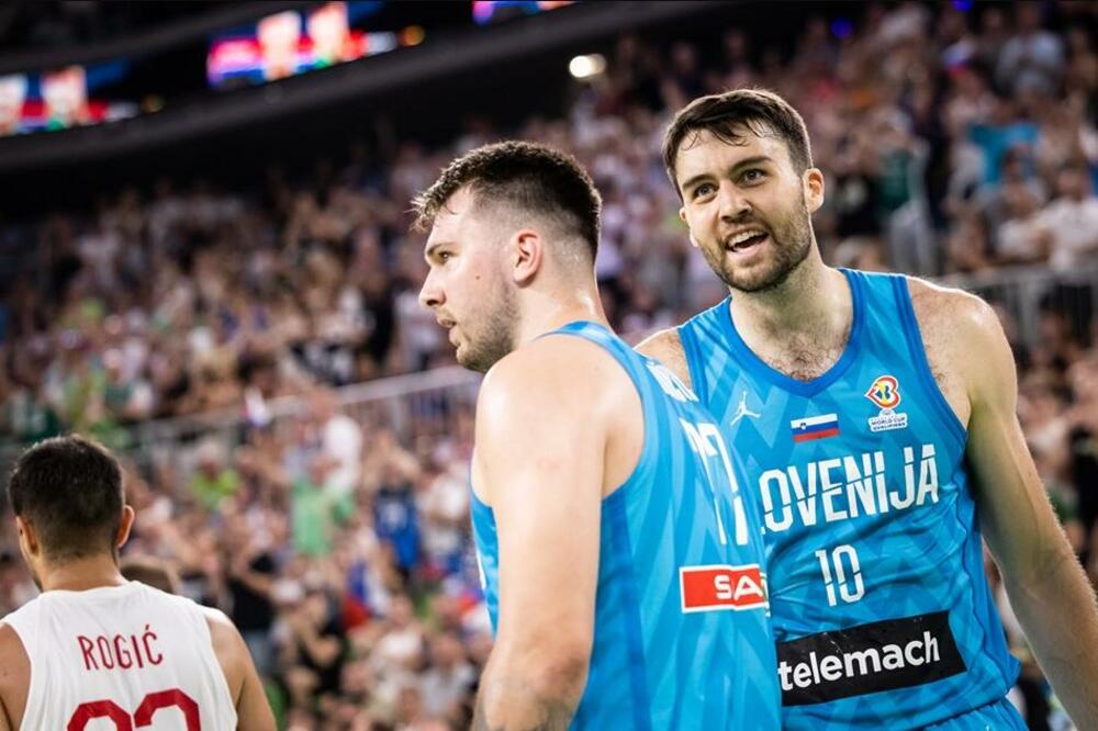 DONČIĆ UNIŠTIO HRVATSKU U LJUBLJANI: Slovenija pobedila sa 28 razlike, nisu pomogle ni NBA zvezde! Luka dominirao pa uzeo mikrofon