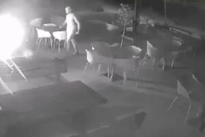 SPLITSKI PIROMAN UHVAĆEN NA DELU: Zapalio kafić usred noći, veću štetu sprečio francuski turista! VIDEO