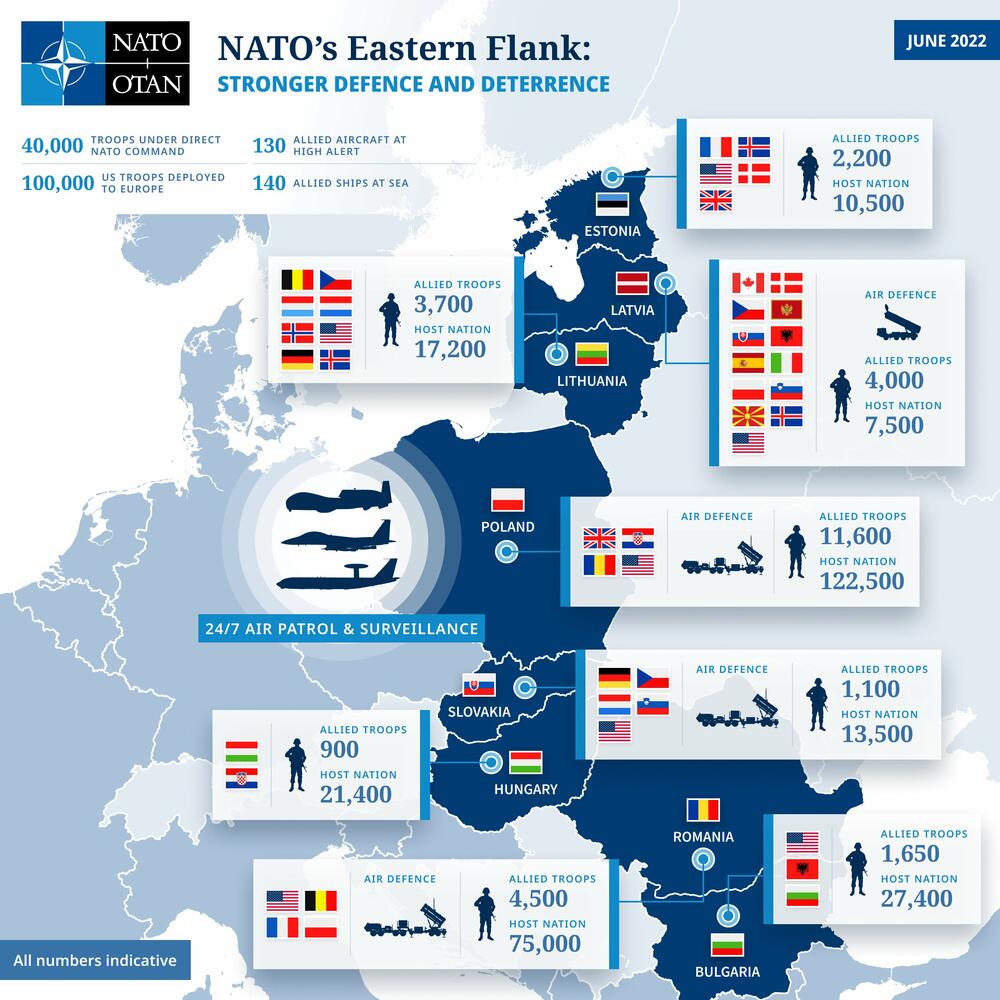borbene grupe, alijansa, raspore, NATO, Evropa, mapa