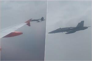 DRAMA NA NEBU IZNAD ŠPANIJE Podivljali Britanac (18) pretio da će baciti bombu u avionu! Podignuti lovci F/A-18 (VIDEO)