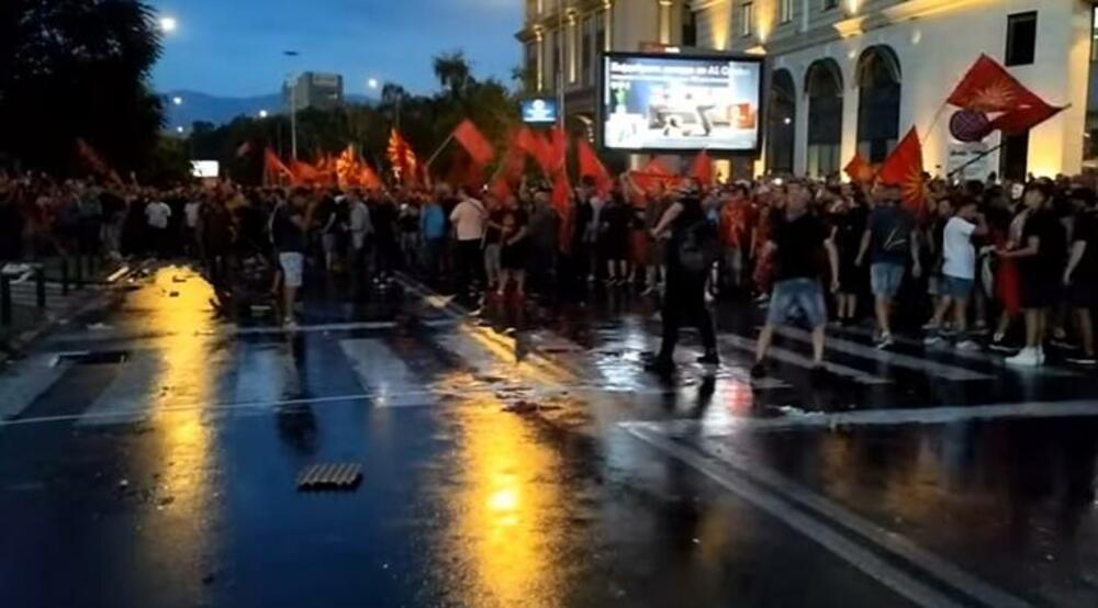 neredi u Makedoniji, Protest, Makedonija