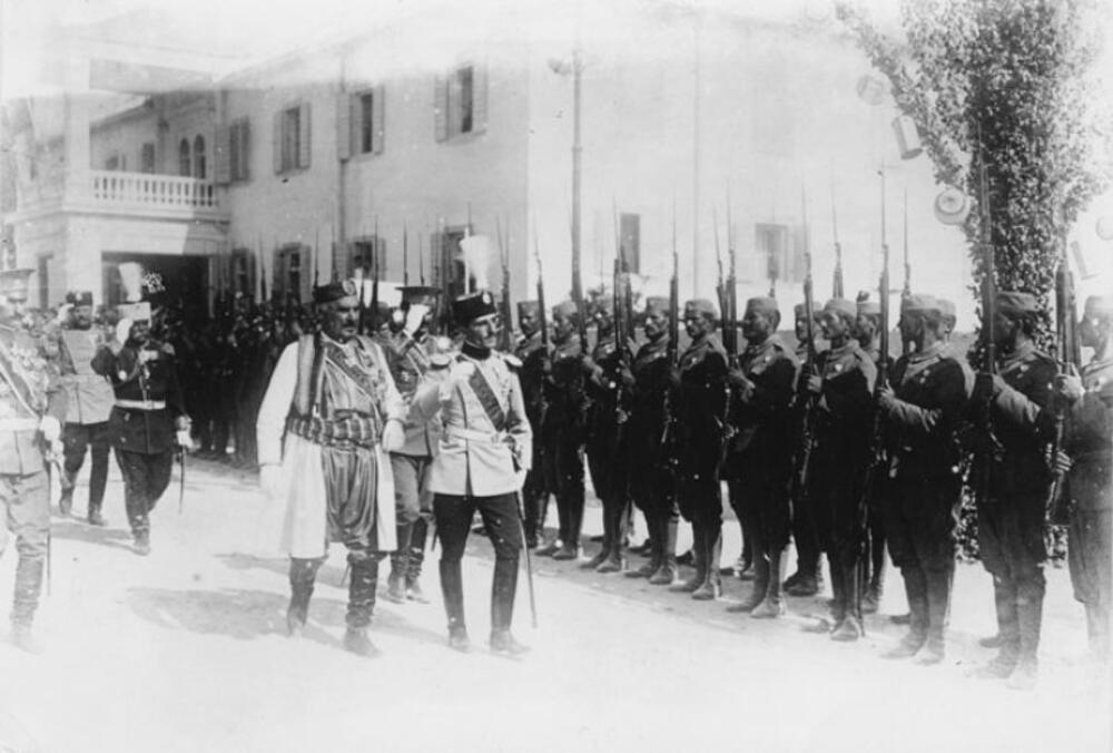 Kralj Nikola i regent Aleksandar na Cetinju 1915. godine