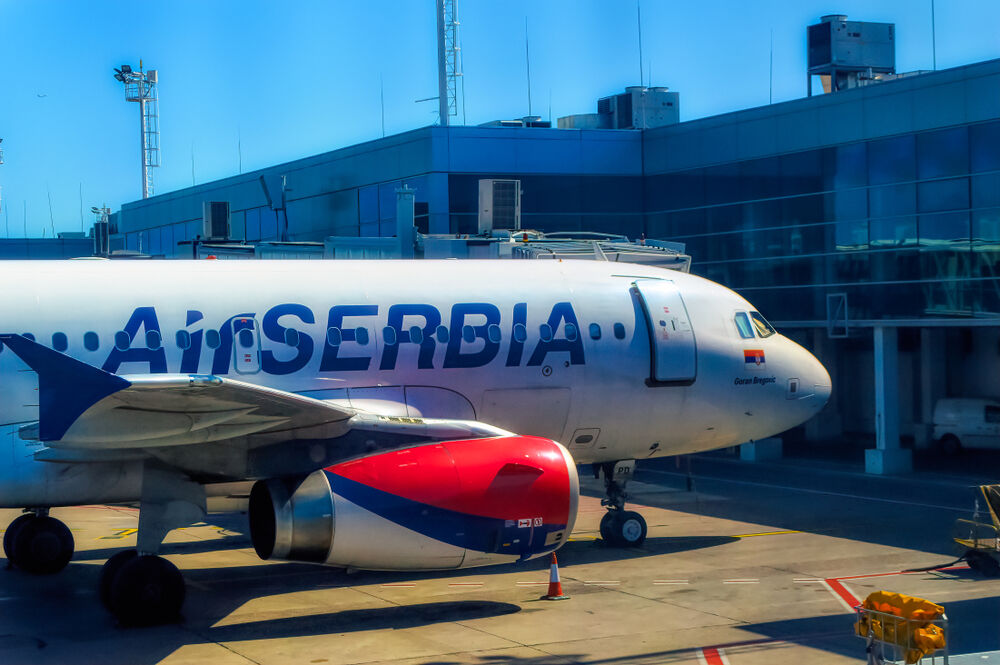 Er Srbija, Air Serbia, avion
