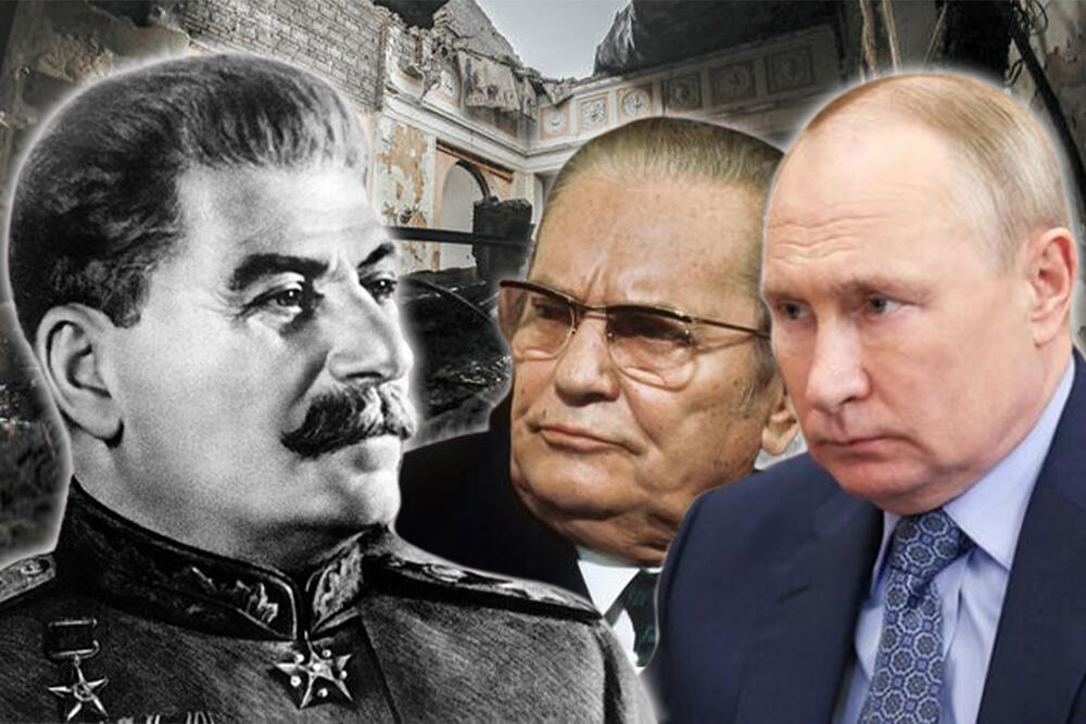 Vladimir Putin, Josif Staljin, Josip Broz Tito