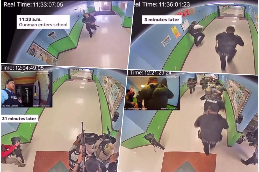 77 MINUTA MASAKRA U JUVALDIJU Kukavički policajci se skrivali i gledali u mobilne dok je Ramos pucao iz puške u decu! VIDEO