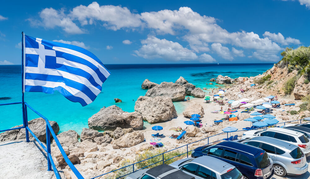 Grčka, Grčka ilustracija, Grčka Zastava, grčka plaža, grčke plaže