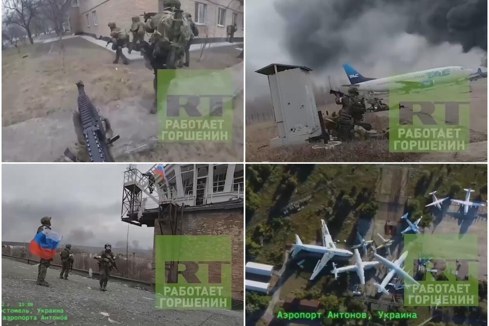 OPERACIJA GOSTOMELJ Nikad do sad objavljeni snimci ruskog helikopterskog desanta i okršaja prvog dana rata u Ukrajini! VIDEO