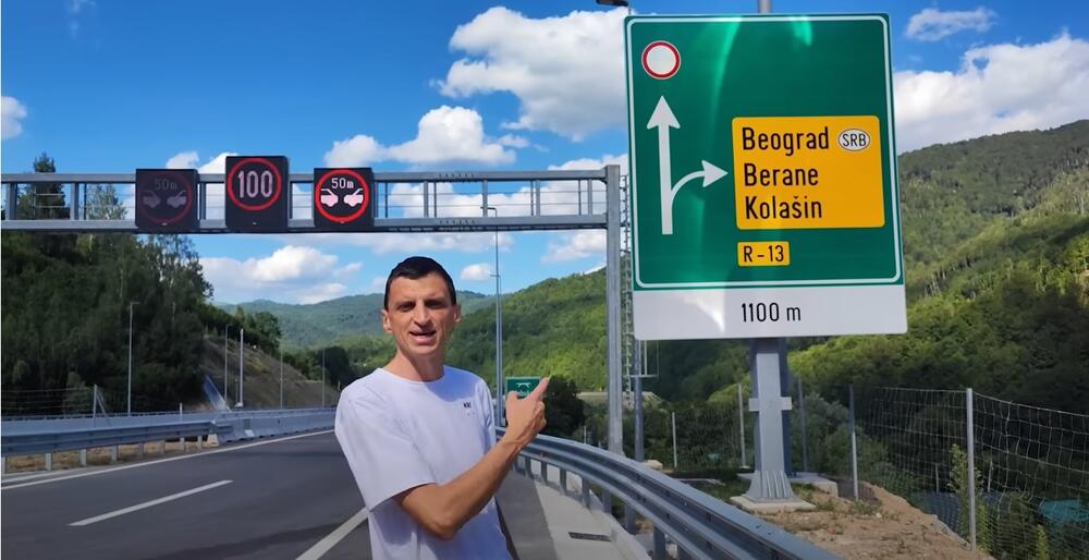 Kraj deonice od Podgorice do Kolašina duge 41 kilometar 