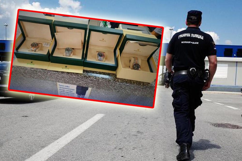 KRALJEVSKI ULOV NA HORGOŠU Granična policija na sedištu pored Albanca pronašla lux robu od 75.000€ a nosio je u najlon kesi! FOTO