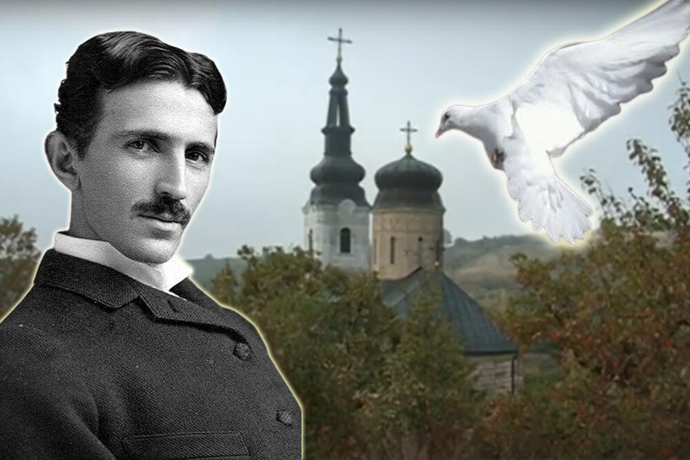 Nikola Tesla, Manastir Šišatovac