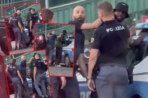 ZASTRAŠUJUĆE! NAORUŽANI POLICAJCI "ISTRESLI" IGRAČA MILANA: Mislili su da je kriminalac, bili su grubi, nasadili su ga na auto...
