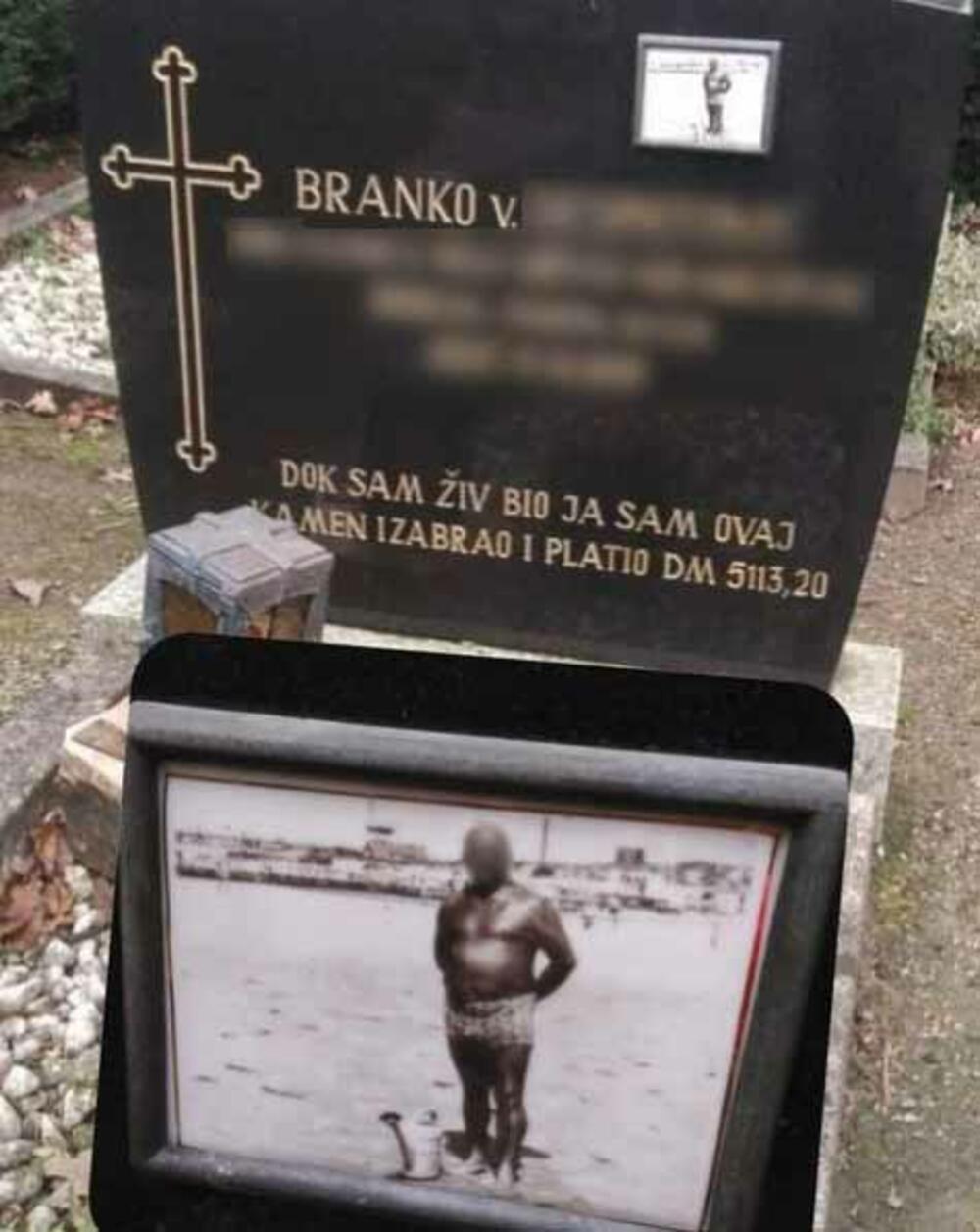 Branko, Grob, Branko Despotović, Nadgrobni Spomenik, groblje