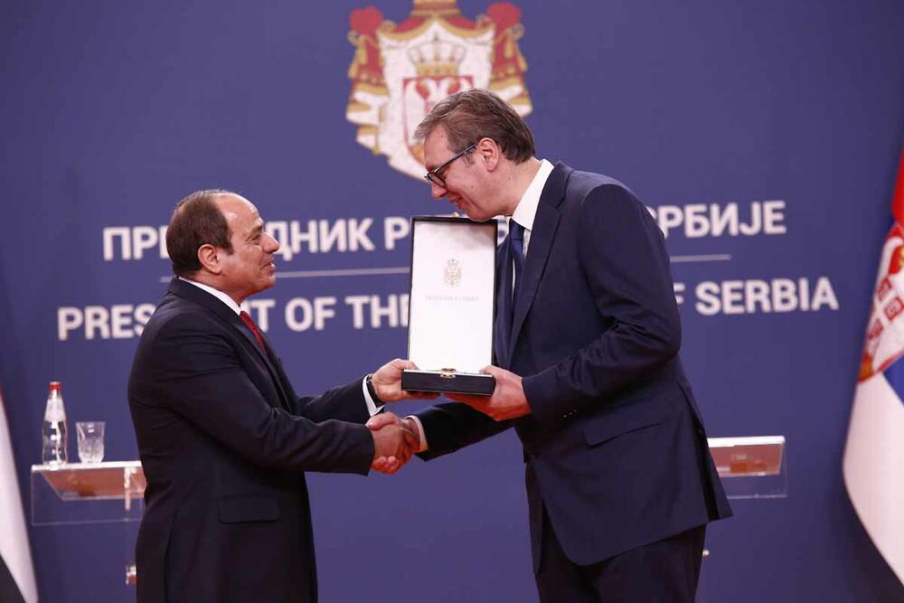 Aleksandar Vučić, Abdel Fatah al Sisi, Egipat