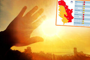 CRVENI METEO ALARM UPALJEN! RHMZ IZDAO 3 UPOZORENJA: Vreli talas stigao u Srbiju, danas natprosečno toplo!