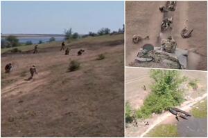 MEDIJSKA PRIPREMA OFANZIVE NA HERSON Ukrajinski marinci objavili snimak vežbe rečnog desanta i zauzimanja terena! VIDEO