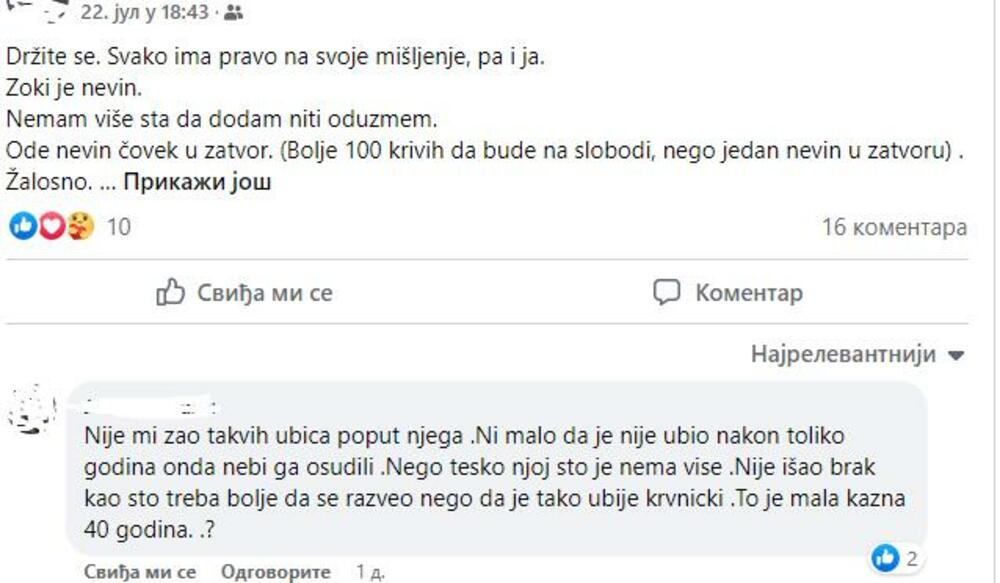 Zoran Marjanović, Facebook