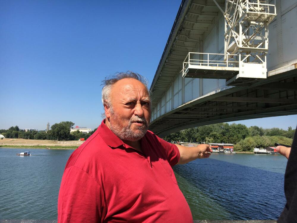 Brankov Most, skok sa mosta, Pokušaj Samoubistva
