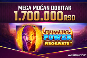 DŽEKPOTOM DO MEGA DOBITKA - Igrajući Buffalo Power Megaways J.R. osvojio 1.700.000 DINARA!