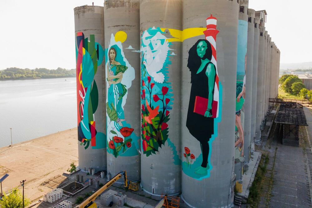 SVET KAKAV ŽELIŠ: Kompanija A1 Srbija i beogradski Silosi otkrili četiri nova murala naših vodećih umetnika