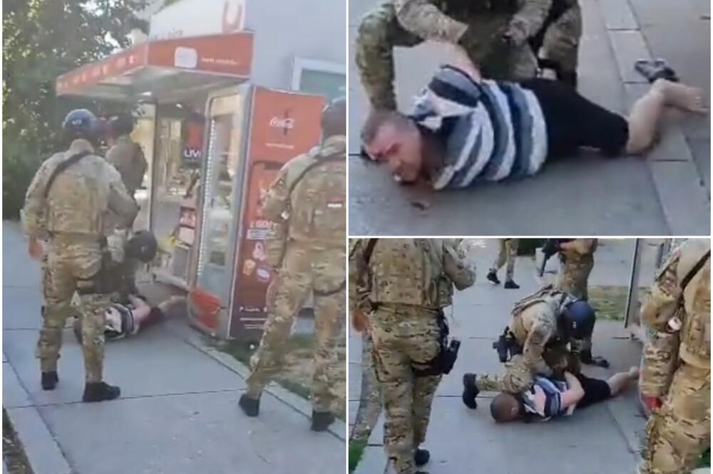 ŠVERC 60 KG KOKAINA NA ŠKOLSKOM BRODU JADRAN: Ovako je uhapšen Dejan Rovčanin! Naoružani specijalci ga opkolili na ulici VIDEO