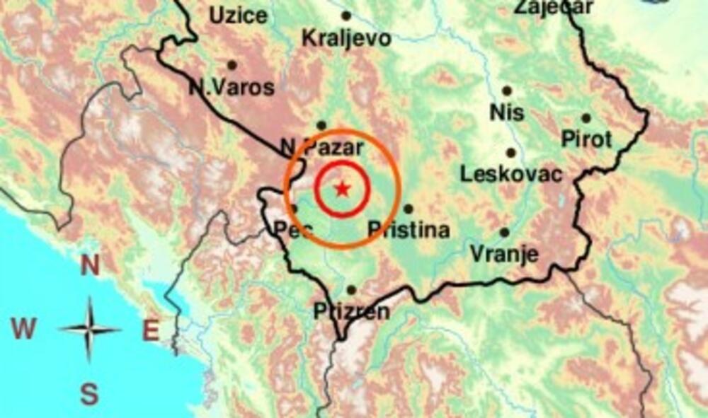 zemljotres, Kosovo, Štrpce, Vitina