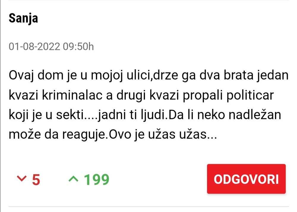 Komentari na dom