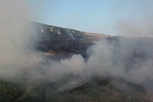 GROM IZAZVAO TRIDESETAK POŽARA U Hrvatskoj izgorelo 400 hektara trave, na terenu vatrogasci i helikopteri
