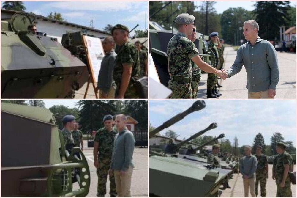 PASARS I GVOZDIKA NA DELU: Stefanović obišao artiljerijske jedinice u Kraljevu opremljene modernizovanim sredstvima (FOTO)