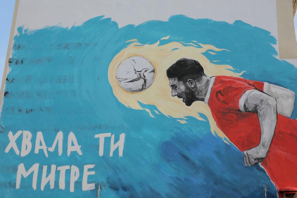 Aleksandar Mitrović, mural, Pop Lukina