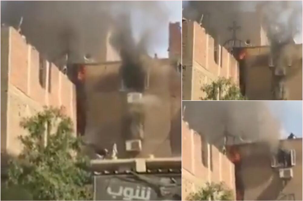 CRNA NEDELJA U EGIPTU! BUKNUO POŽAR U CRKVI: Strahuje se da je 41 osoba izgubila život, 35 povređenih! (VIDEO)