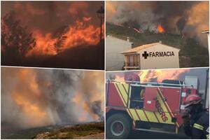 VOZ ULETEO U VATRENU STIHIJU: Mašinovođa pokušao očajnički manevar, putnici u panici iskakali iz vagona! VIDEO