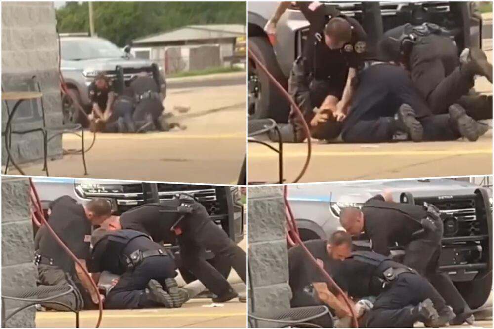 BRUTALNO NASILJE U ARKANZASU: Policajaci tukli muškarca bez cipela! Prvo ga pesničili, a onda mu udarali glavu od beton ! VIDEO