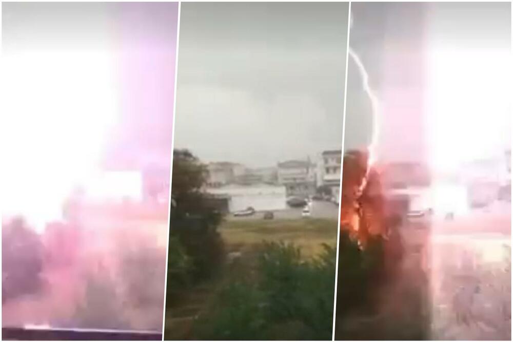 STRAVIČNO NEVREME ZAHVATILO GRČKU: Obilne padavine i grmljavina, na ulicama poplave! Turisti dobili poruku UPOZORENJA (VIDEO)