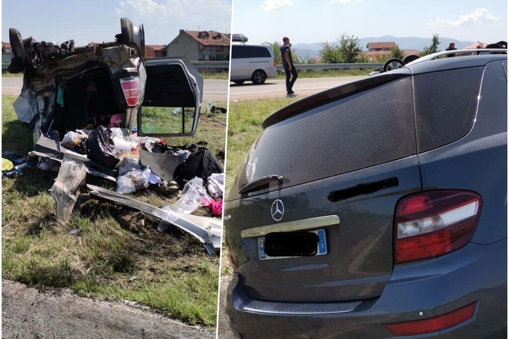 TEŠKA SAOBRAĆAJKA NA AUTO-PUTU NA ULAZU U NIŠ: Osmoro povređenih u sudaru dva vozila (FOTO)