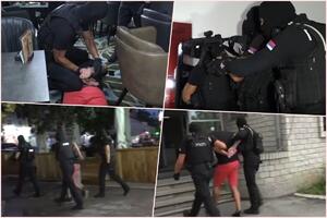 SPEKTAKULARNA AKCIJA SBPOK: Pogledajte kako su pohapsili osumnjičene za prostituciju, upadali u lokale i luksuzne stanove VIDEO