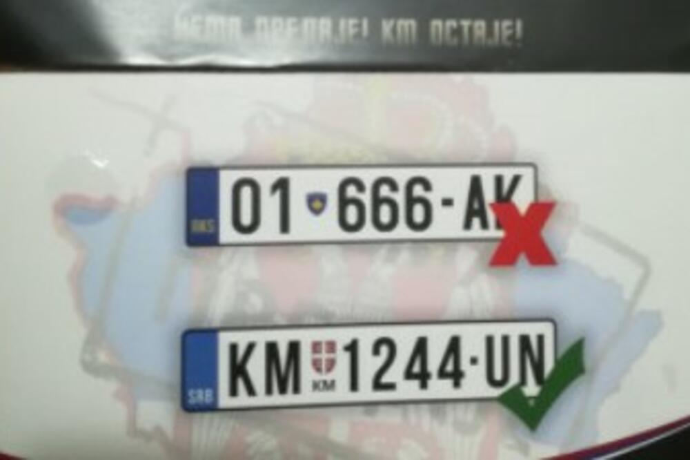 VLADA SRBIJE USVOJILA: Produženo važenje registracije vozila sa oznakama srpskih gradova sa Kosova