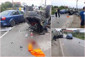 POMAGAO POVREĐENIMA U UDESU, PA UMALO STRADAO: Muškarac koga je pokupio auto van životne opasnosti