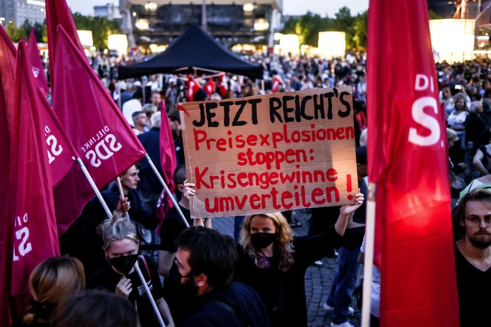 Protest, Levica, Desnica, Leipzig